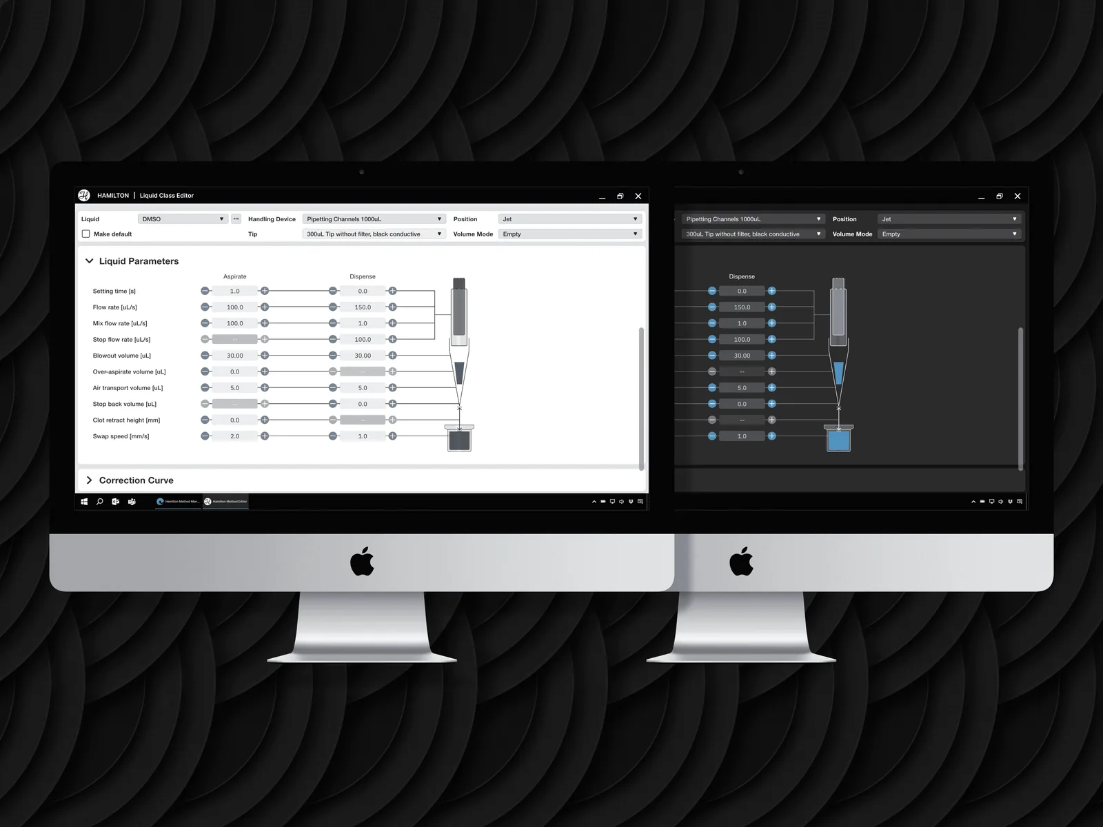 Hamilton system — lab-embedded interface rendering