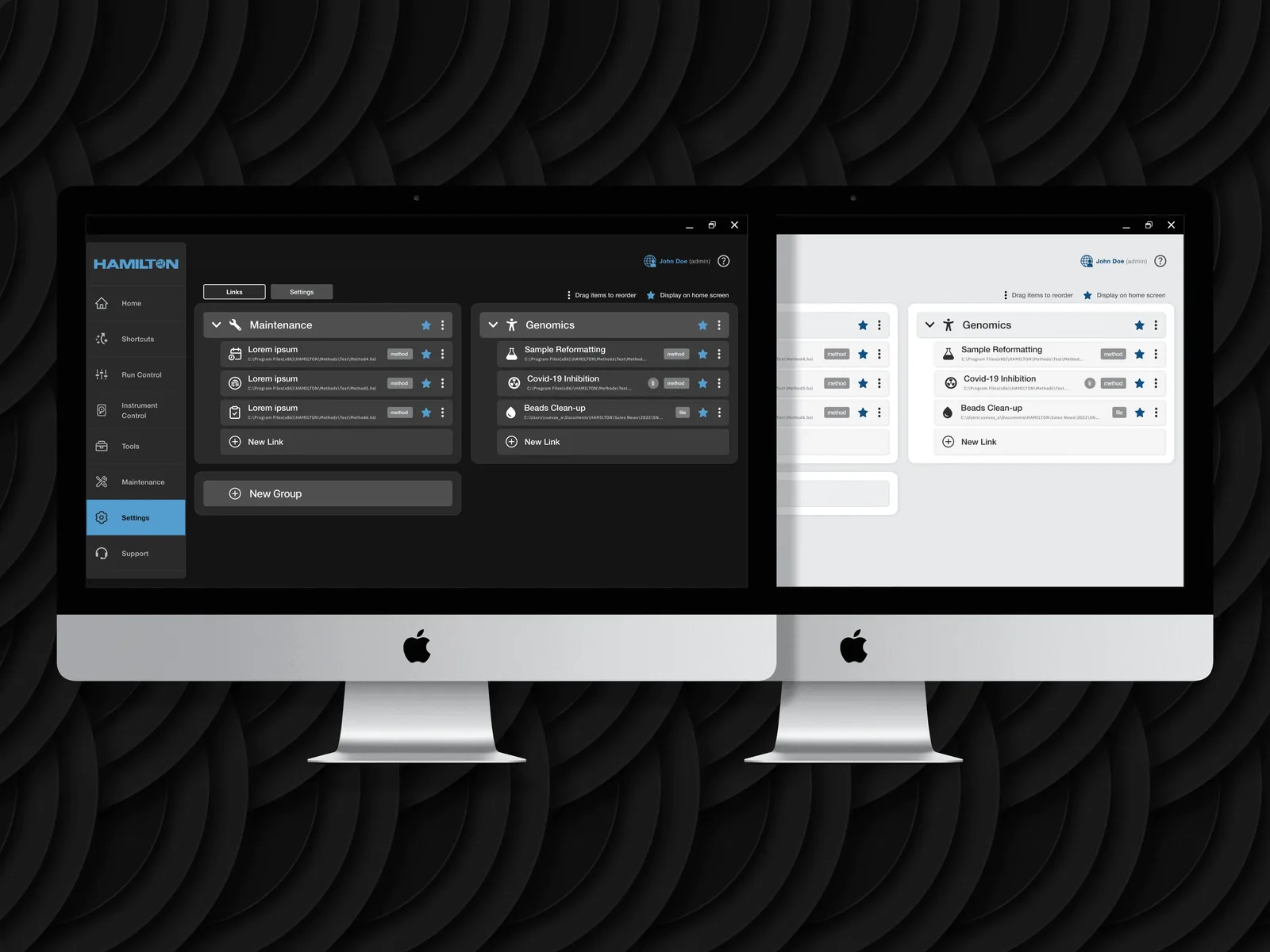 Hamilton system — component recalibrated for cross-platform rendering