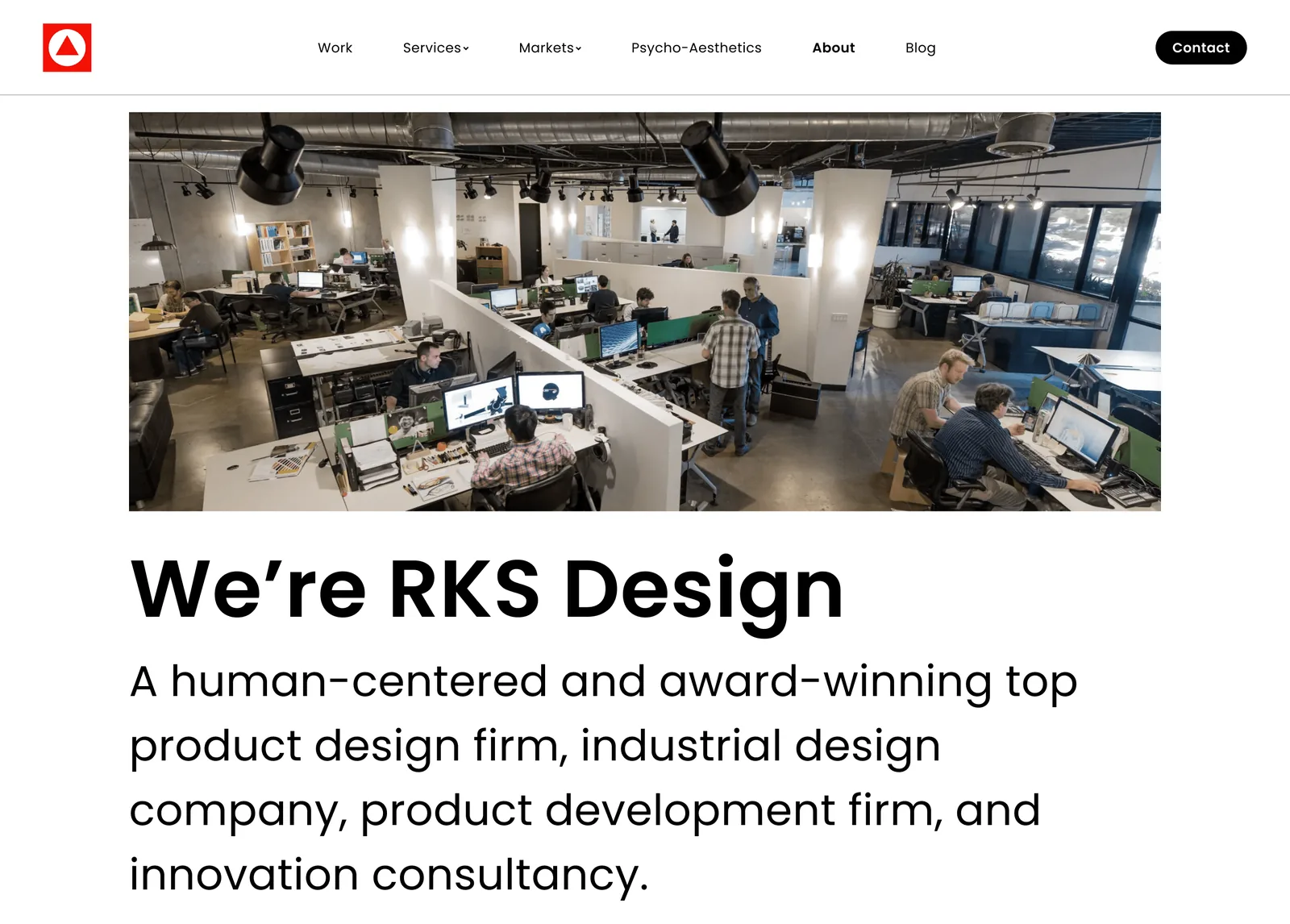 RKS site at launch — responsive, accessible, CMS-operable