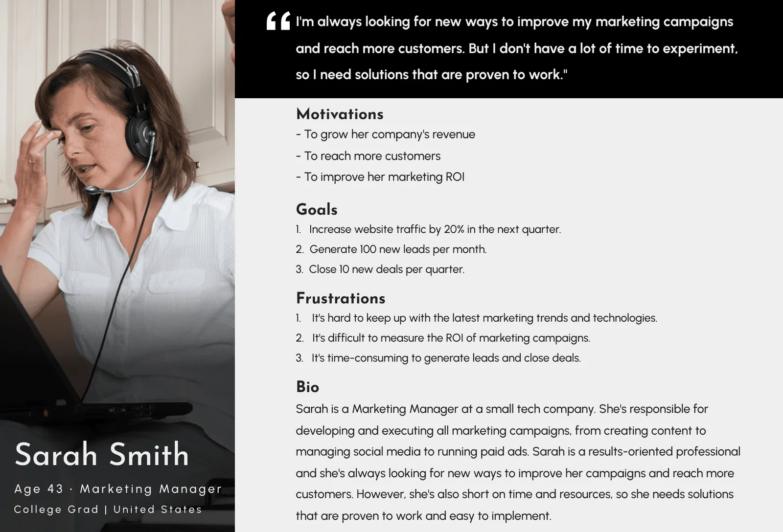 RKS visitor personas — three primary visitor-intent models